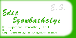 edit szombathelyi business card